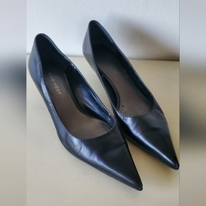 Nine West Black Kitten Heels